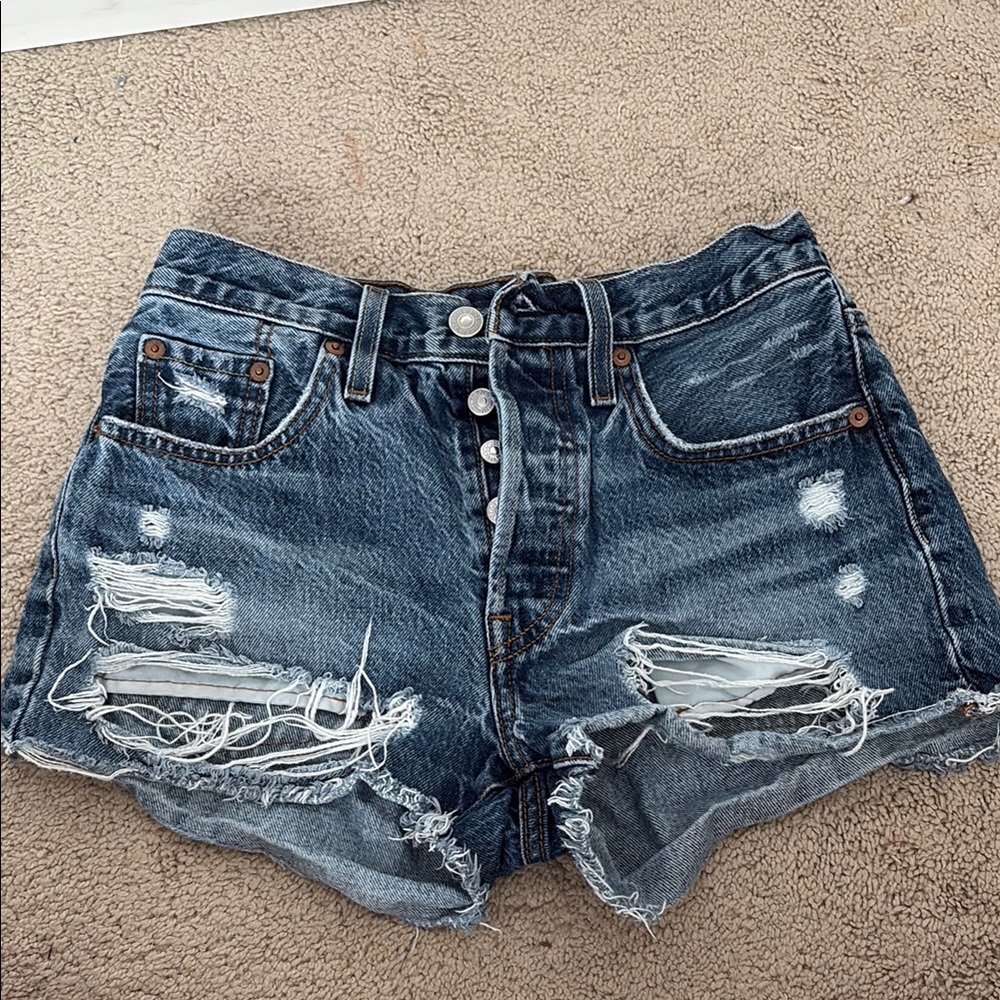 501® ORIGINAL FIT HIGH RISE WOMEN'S SHORTS - Size 25